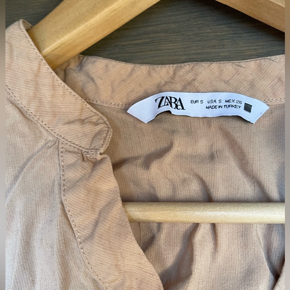 Zara linen blend dress - Picture 2 of 9